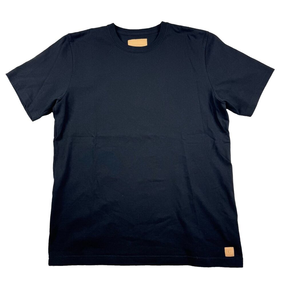 Gustin Vintage Heavyweight T-Shirt Men's Large Black Crewneck SS Retro American
